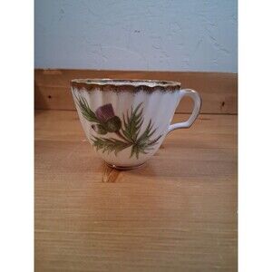 Cup Vintage Adderley Fine Bone China Tea Cup Thistle England 3"